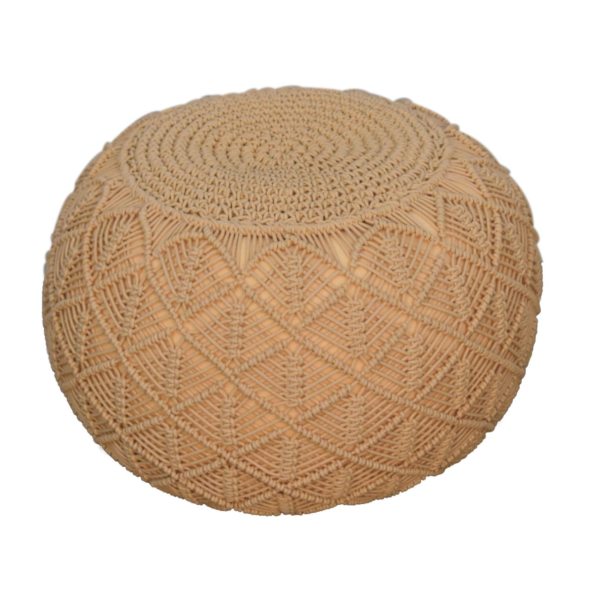 Artisan Furniture Ansley Beige Pouffe