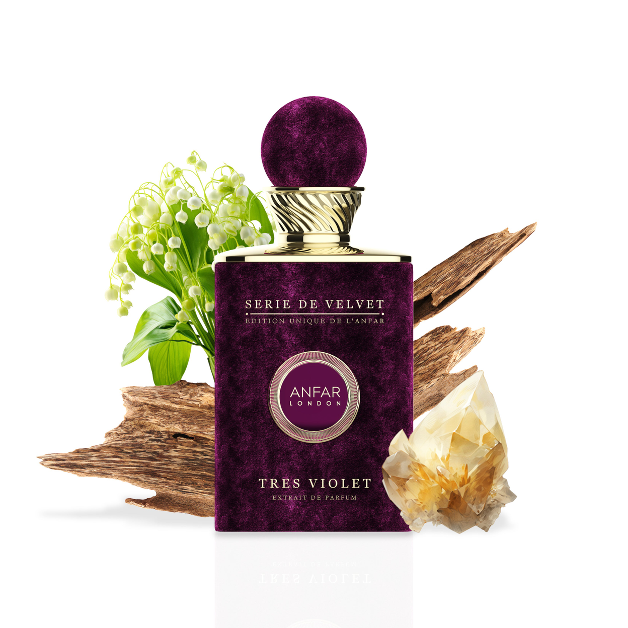 Tres Violet Pour Femme Extrait De Parfum 100ml