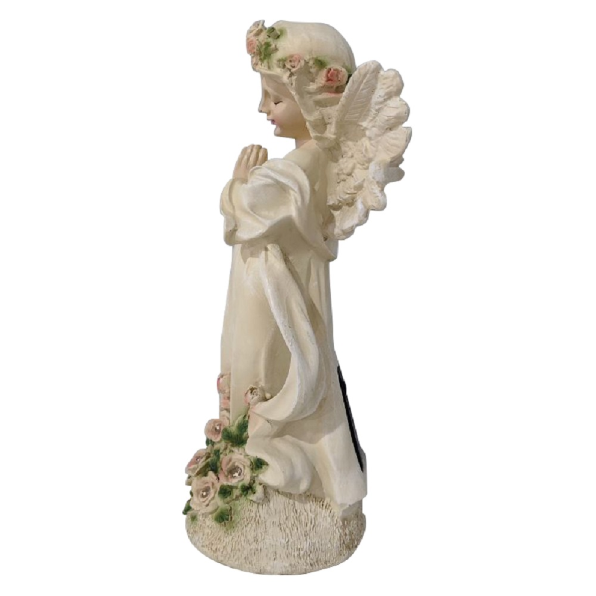 Angel Garden Ornaments Statue, Solar LED Garden Lights Resin Gardening Gift for Women