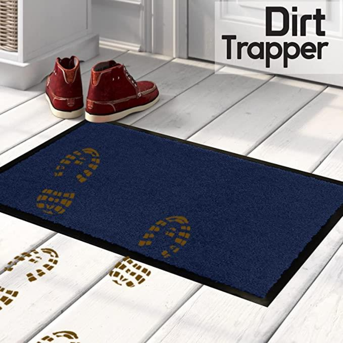 ARRAN 120 X180 BLUE Rubber barrier mat