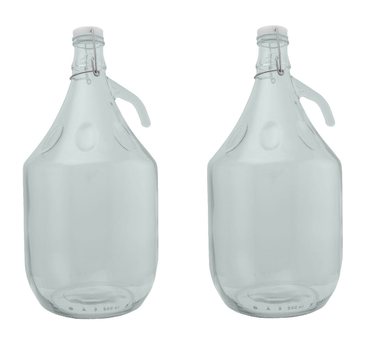 Glass Demijohn 5L 4 Pack Swing Top Cap