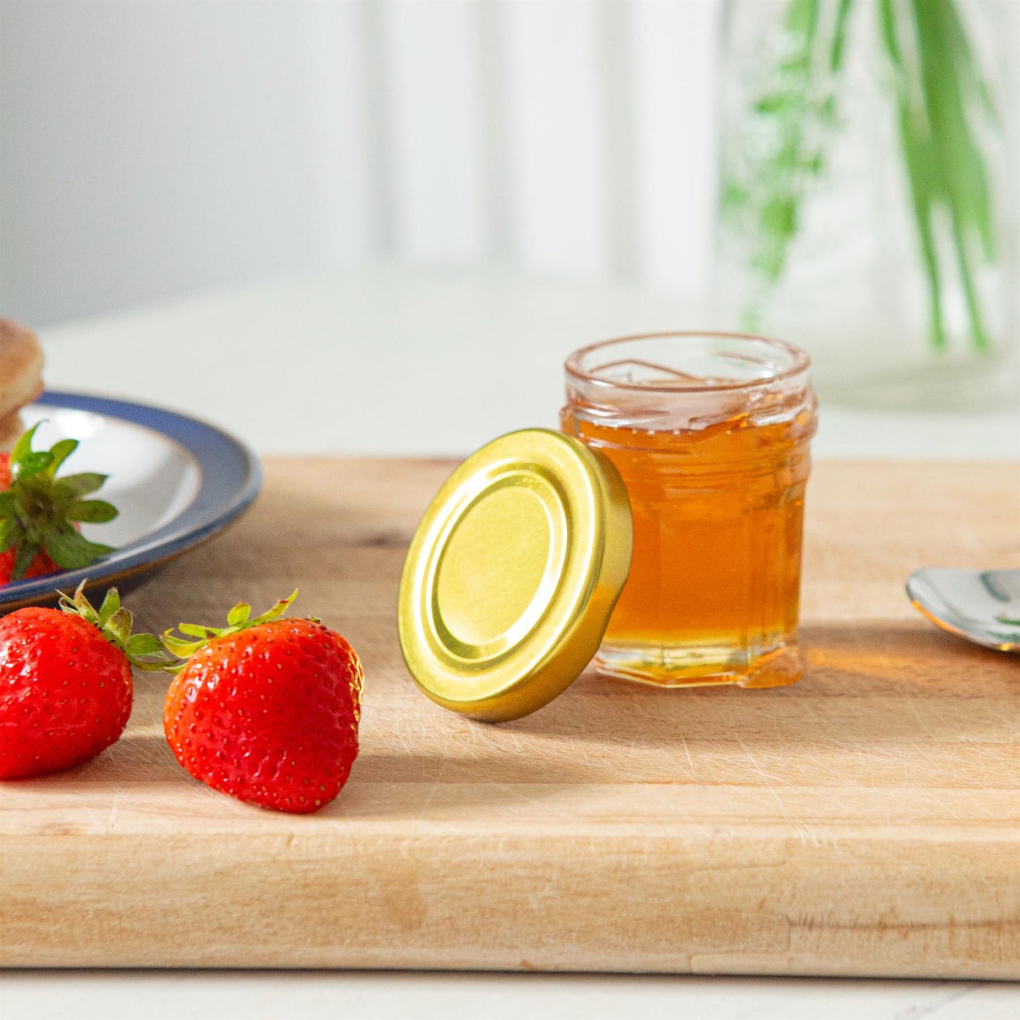30ml Glass Jam Jars with Lids - Pack of 6