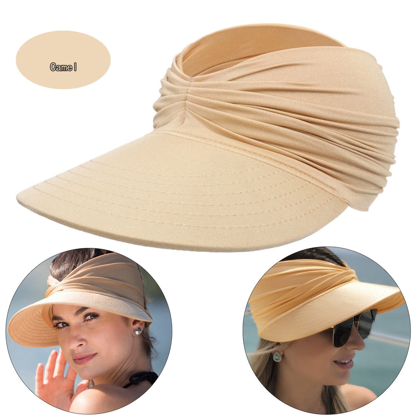 Women's New Empty Top Sunscreen Sports Beach Sun Hat