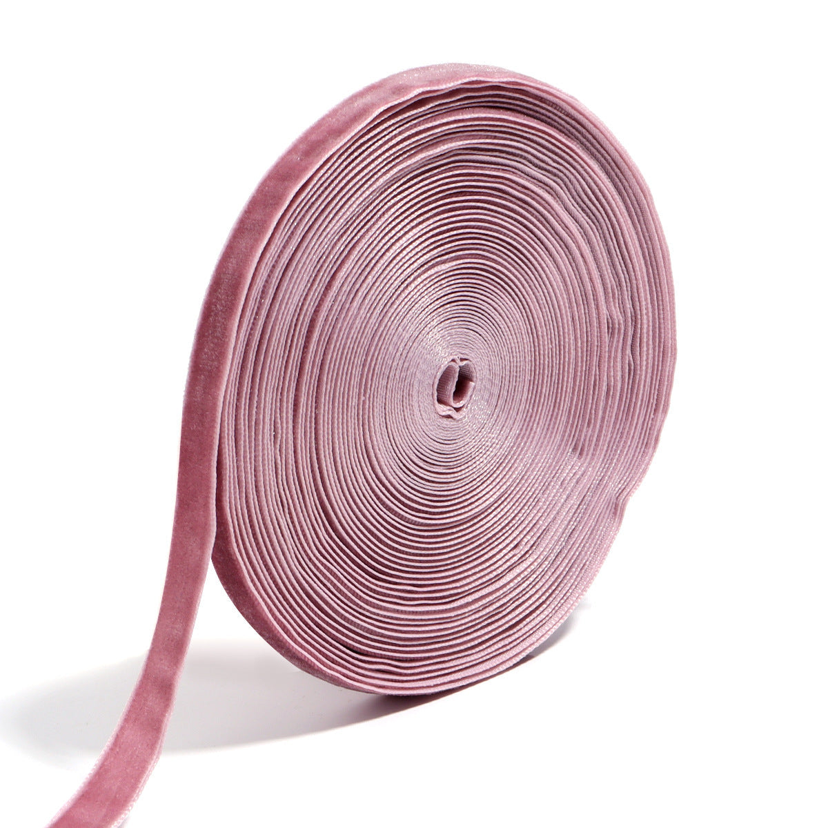 1cm Flocking Ribbon Velvet Band Single-sided Holiday Decoration