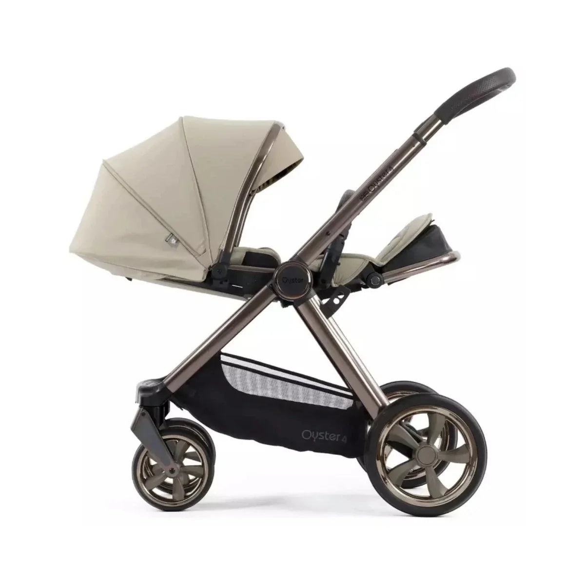 Oyster 4 Single Stroller - Buttermilk