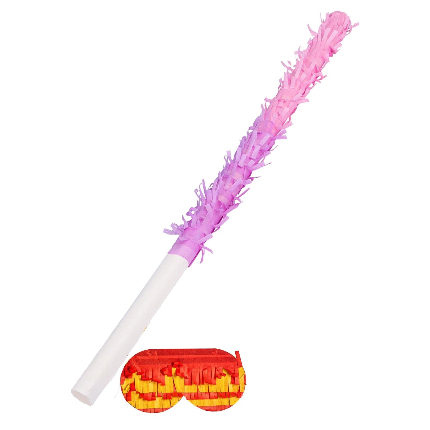 2pc Large Pinata Buster Stick & Blindfold Set