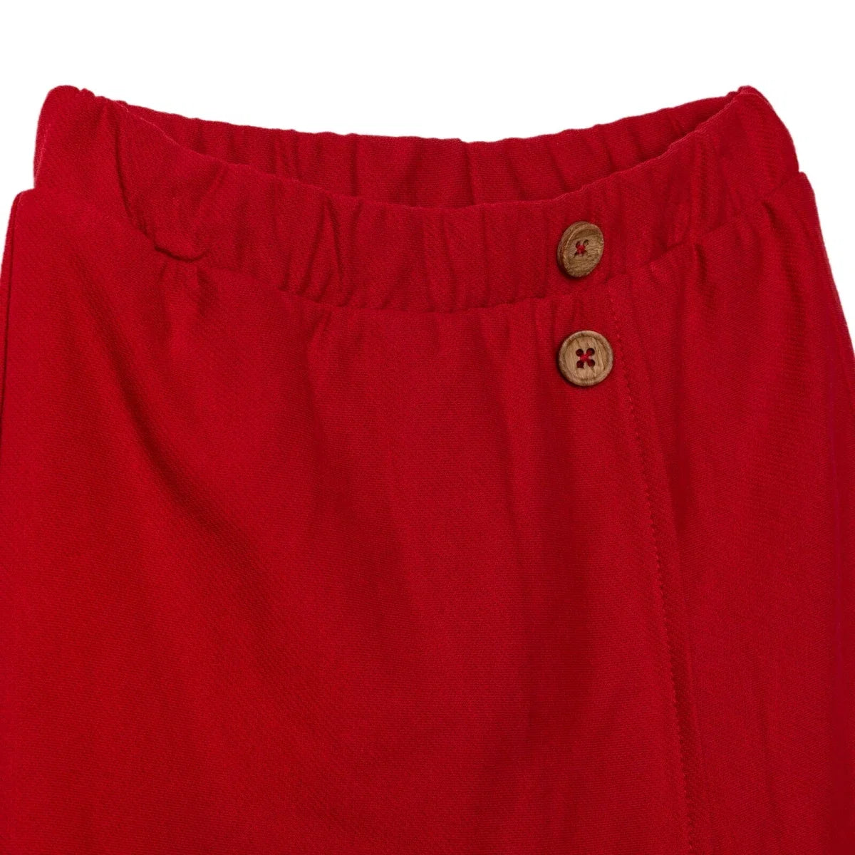 HelloBaby Girls Shorts with Buttons  Short Leg - Red