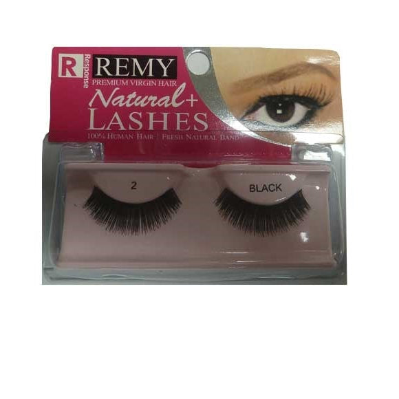Response Remy Natural Plus Lashes 2: Undetectable Volume & Natural Length for Everyday Glamour (Pair)