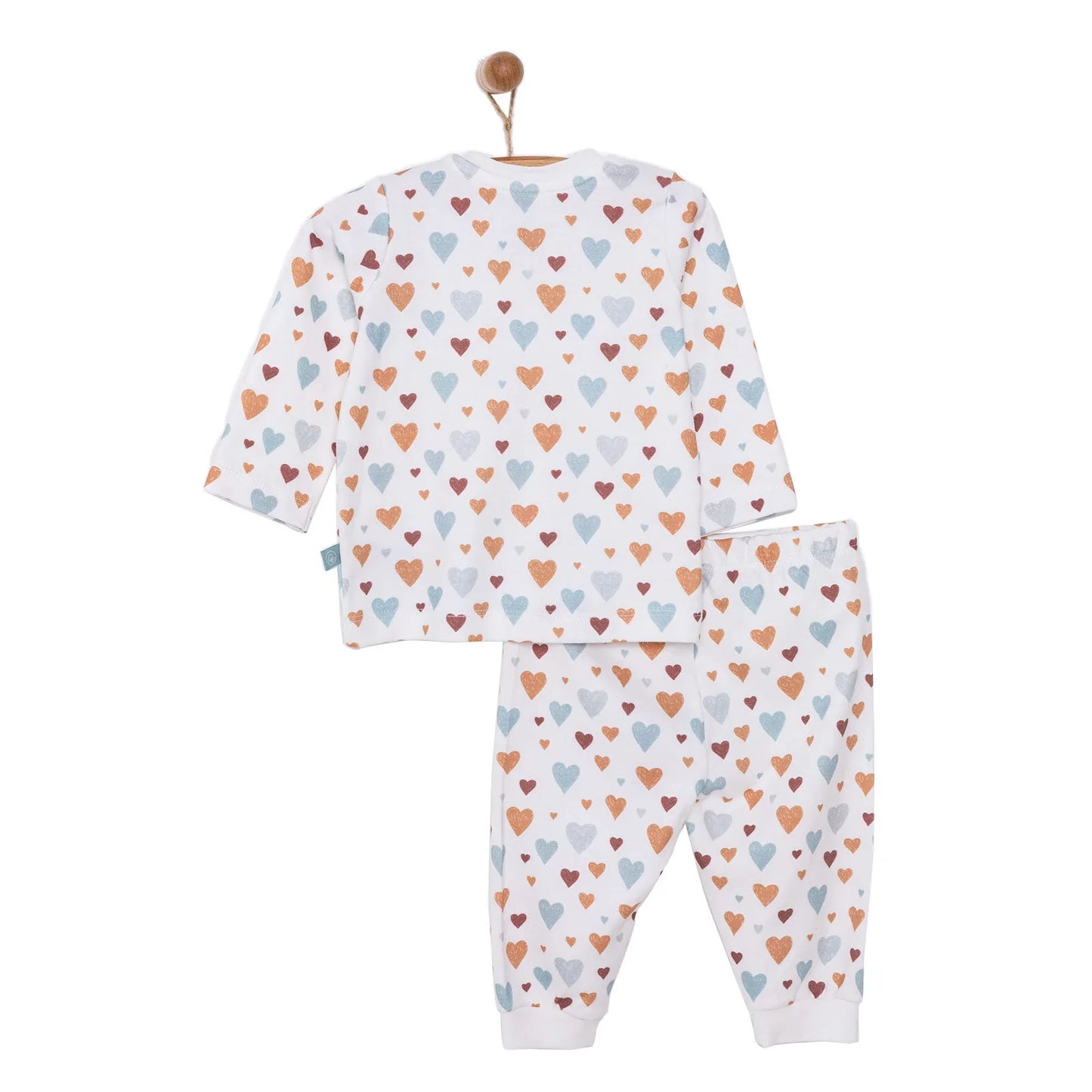 Pambuliq Baby Girl Long Sleeve Pyjamas Set - Beige