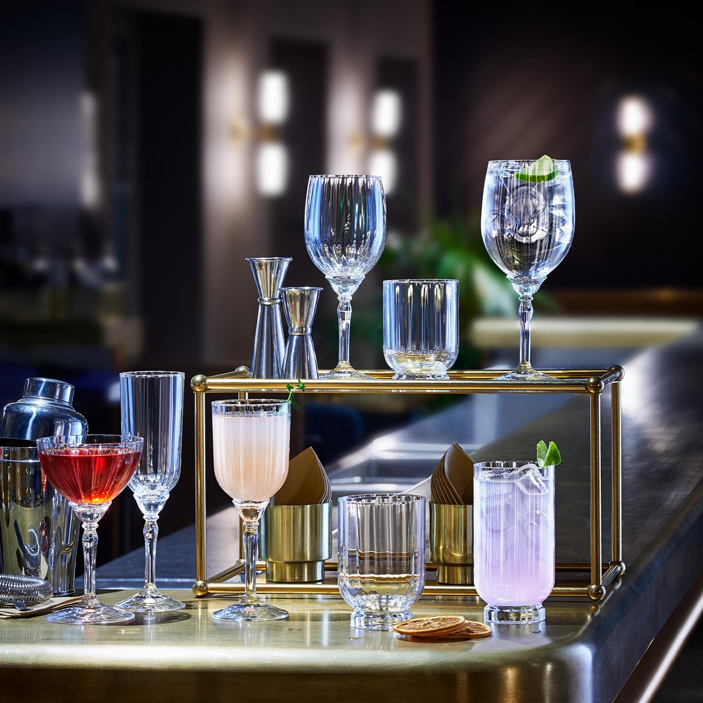 375ml Florian Double Whisky Glasses - Pack of Six