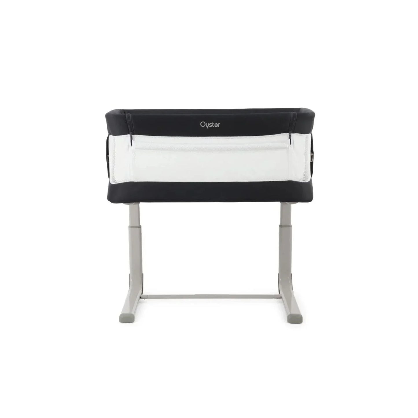 Oyster Wiggle Crib Co-Sleeper - Carbonite