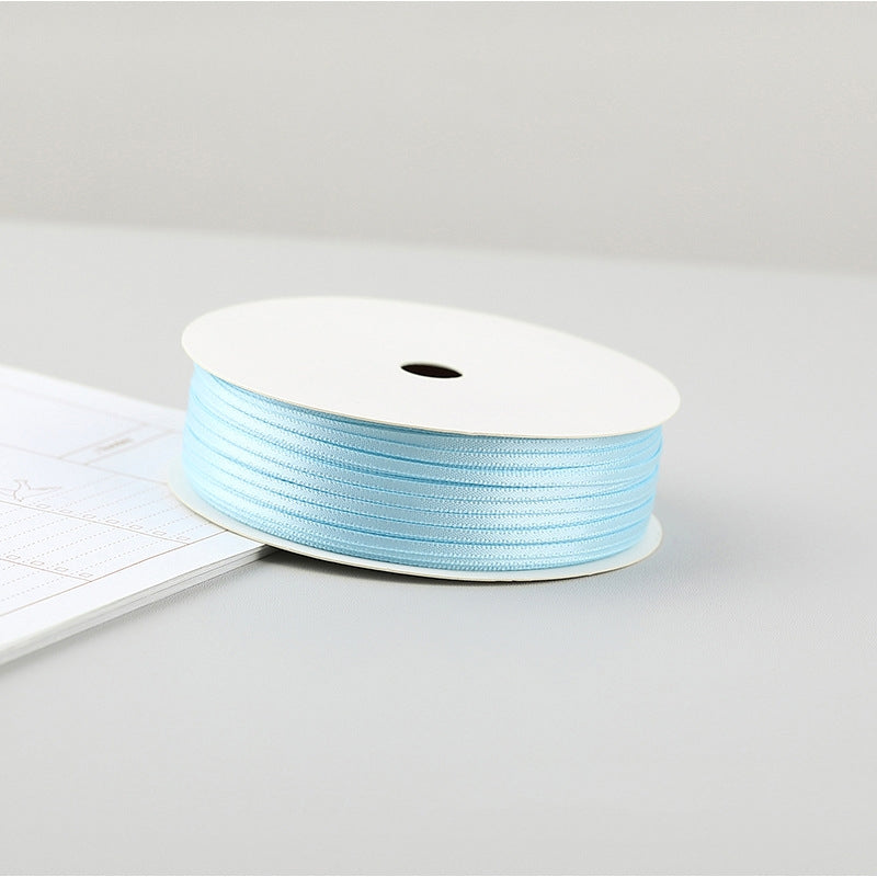 2mm Silk Ribbon Balloon Ribbon Rope Double-sided Diy Packaging