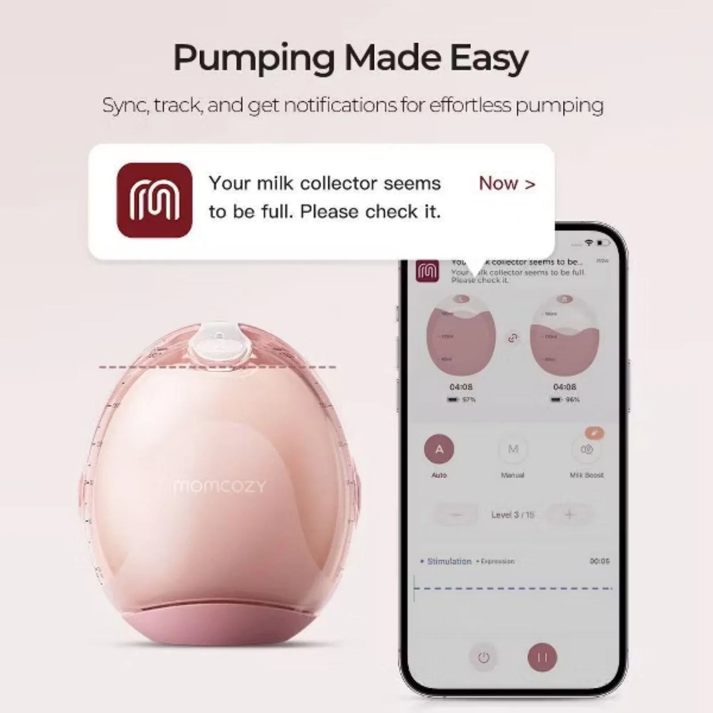 Momcozy Air 1 Ultra-Slim Double Breast Pump