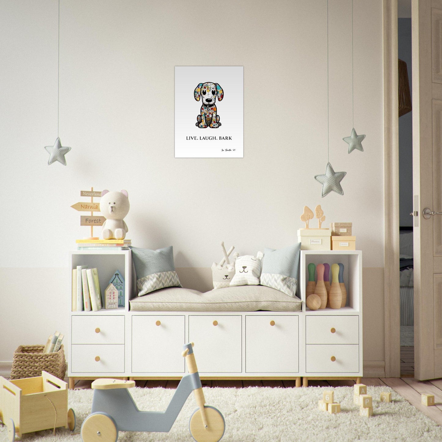 Dog Wall Art  - Live Laugh Bark