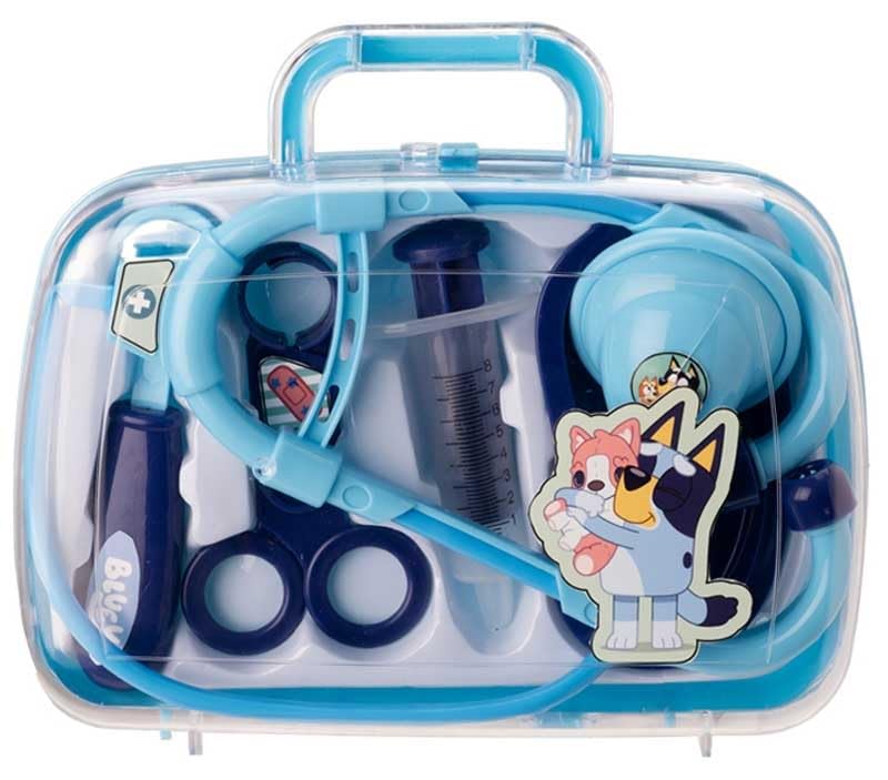 HTI Bluey Medical Case Set, Doctor Role Play Kit with Accessories, Ages 3+