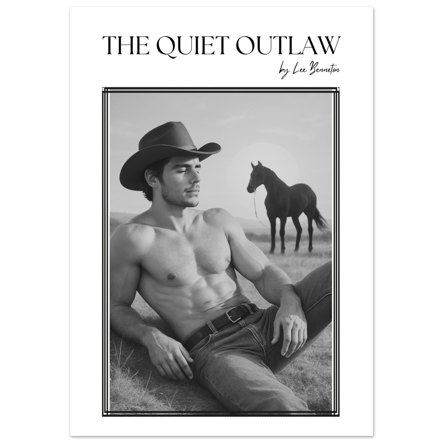 80s Western Cowboy Wall Art - The Quiet Outlaw