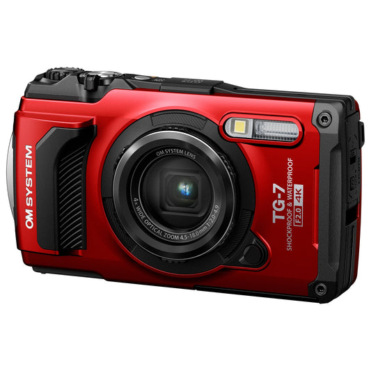 OM System TG-7 12MP 4x Zoom Tough Compact Camera