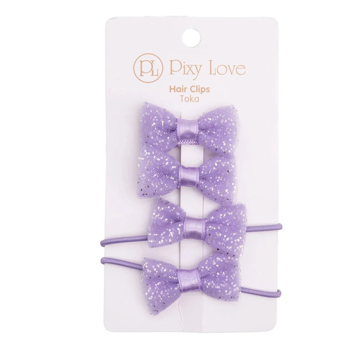 Pixy Love Hair Clips Girls - Lilac
