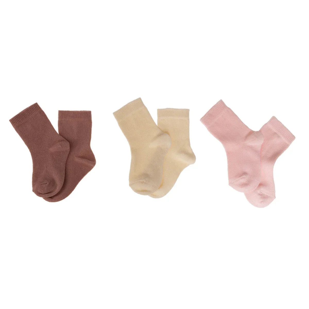 HelloBaby Girl Baby Socks 3 pcs - Pink