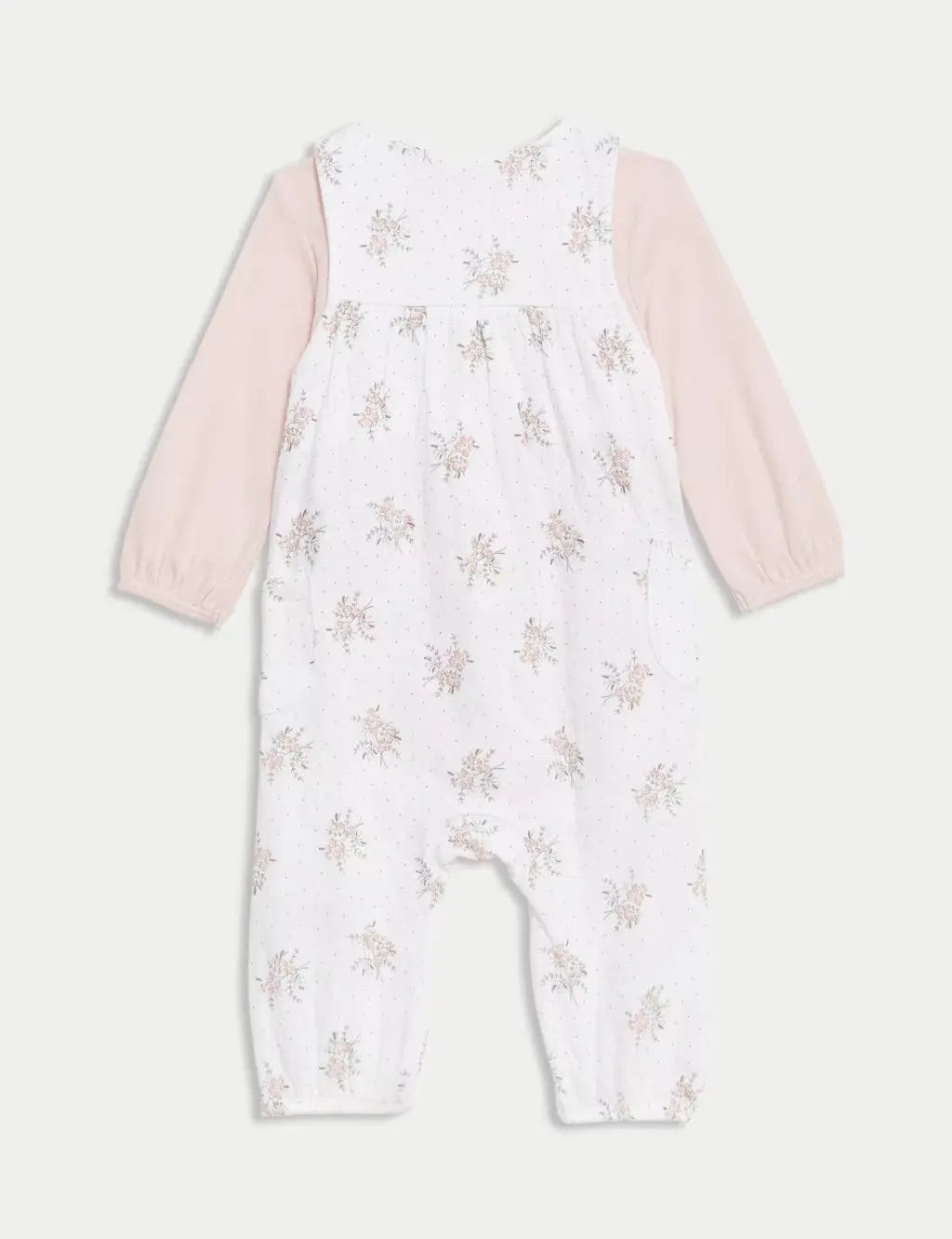 2pc Pure Cotton Floral Outfit (7lbs - 1 Yrs)