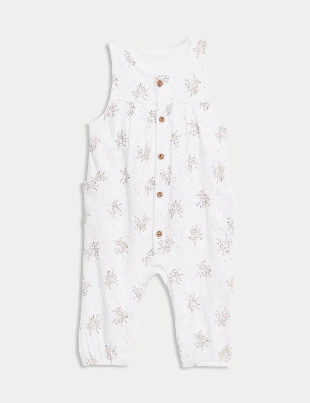 2pc Pure Cotton Floral Outfit (7lbs - 1 Yrs)