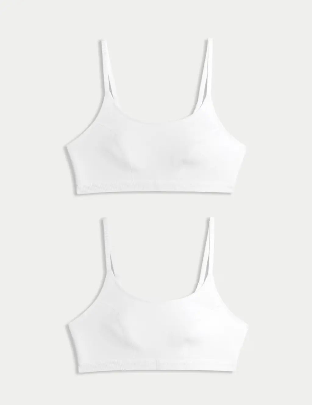 2pk Cotton First Bra Crop Tops