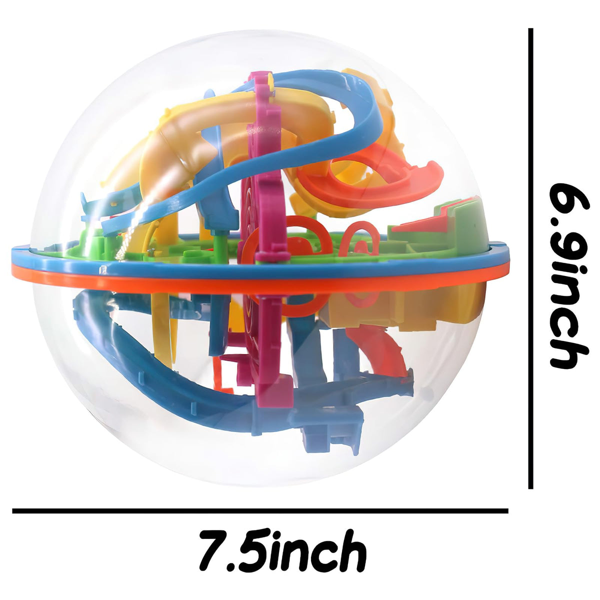 3 Otters 3D Maze Ball – Brain Teaser Puzzle Ball for Kids | Educational Toy for Home & Classroom