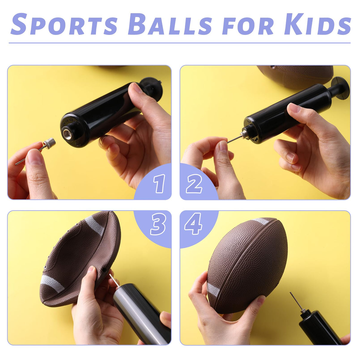 3 Otters 4-Pack Sports Balls for Toddlers & Kids – 5-Inch Indoor/Outdoor Play