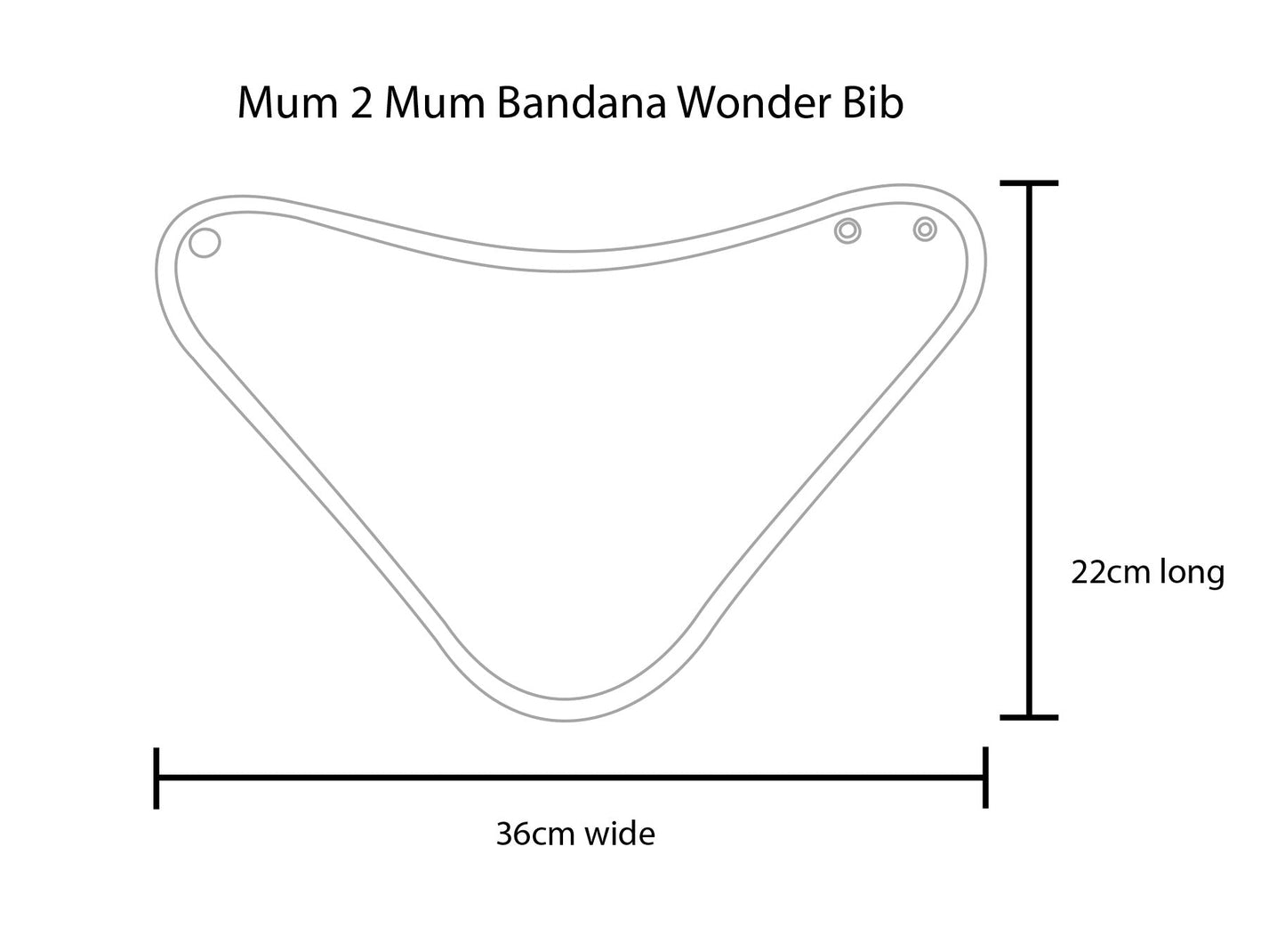3 PACK - Mum 2 Mum Bandana Style Wonder Bibs - Denim / Baby Blue / Stone