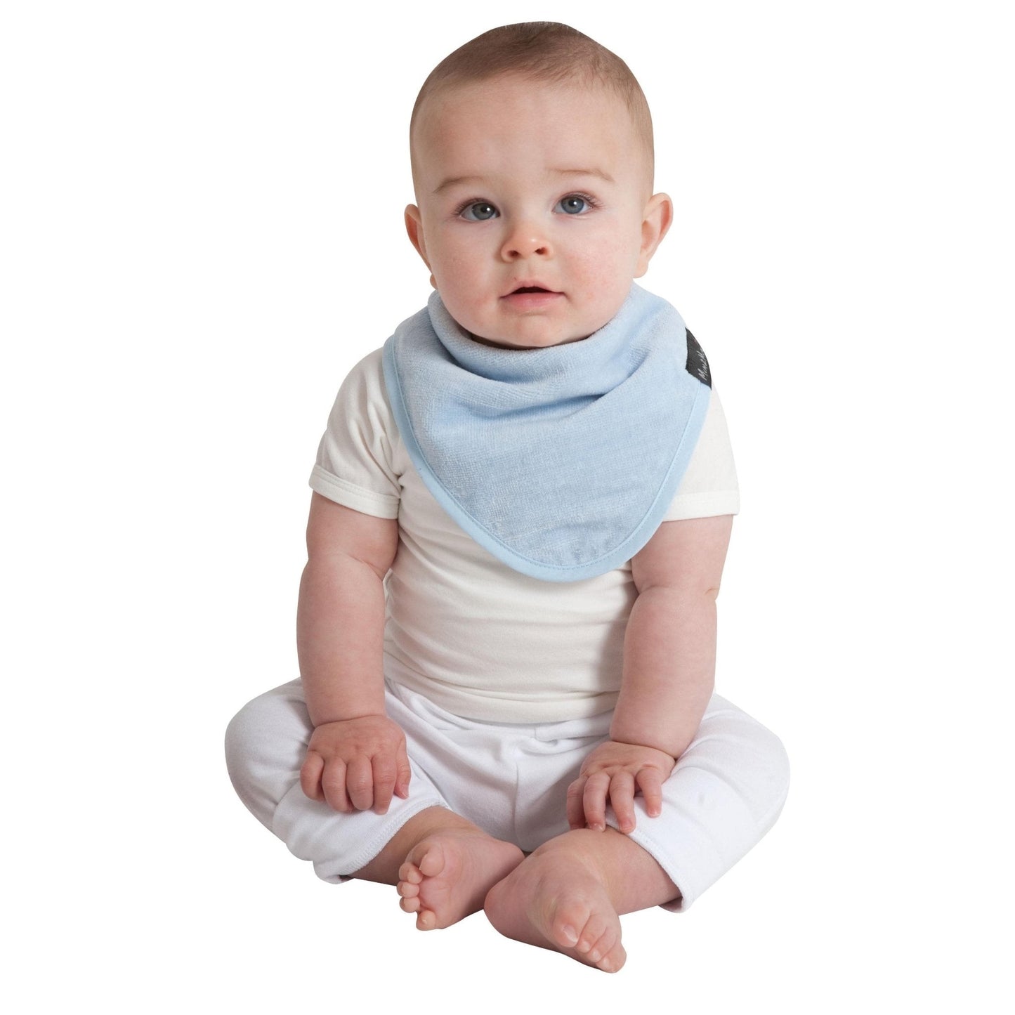 3 PACK - Mum 2 Mum Bandana Style Wonder Bibs - Navy / Baby Blue / Teal