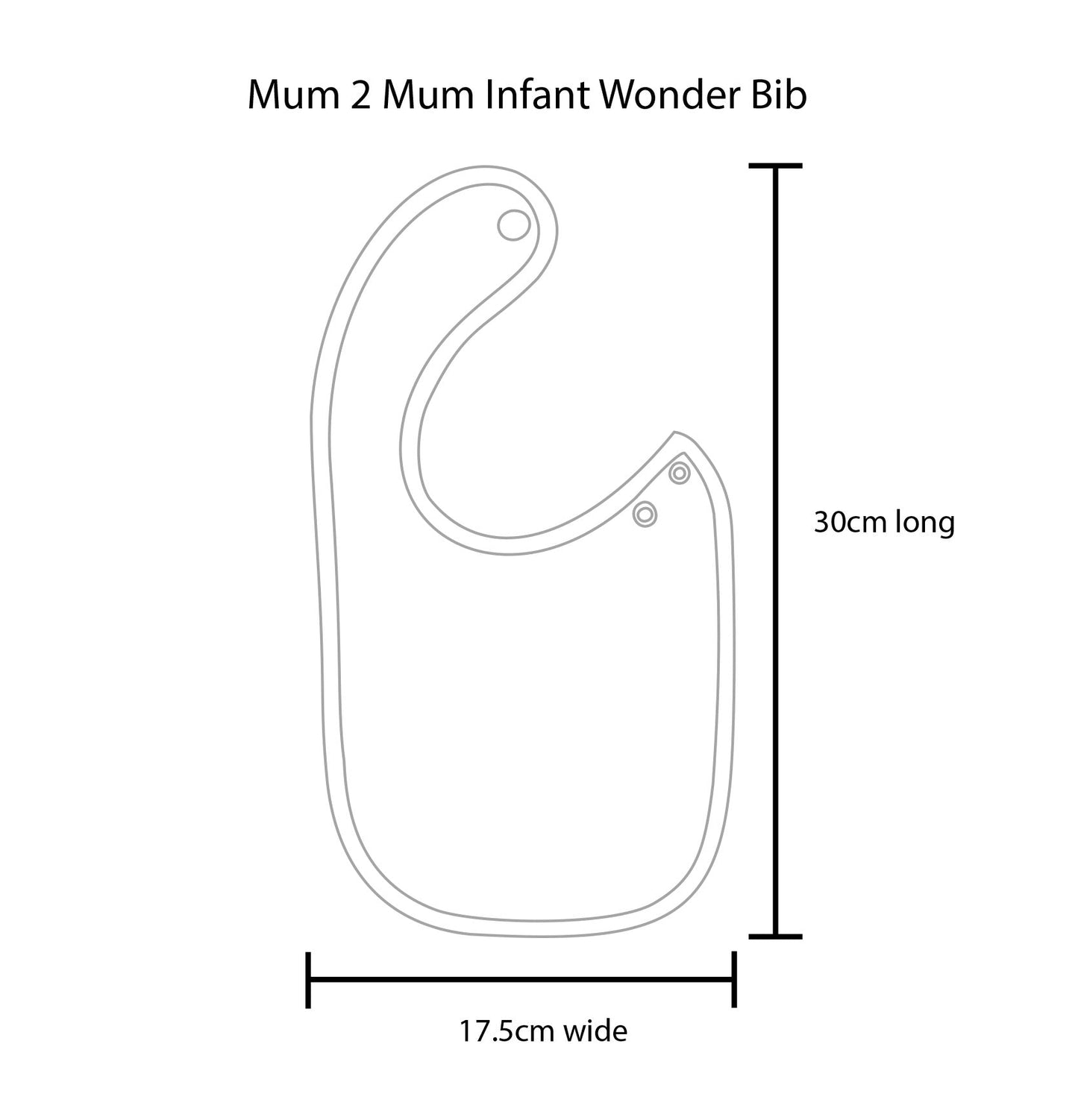 3 PACK - Mum 2 Mum Infant Wonder Bibs - Red / Lime / Teal
