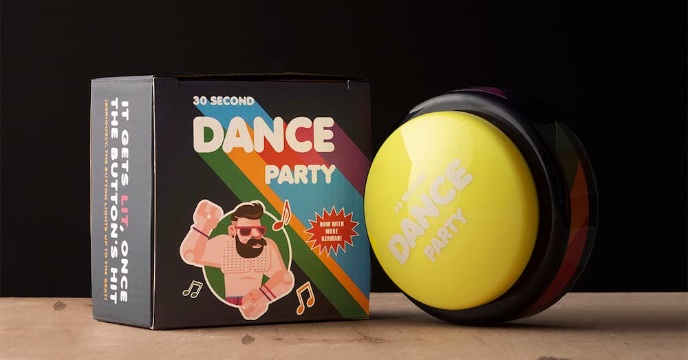 30 Second Dance Party Button | Portable Dance Party Music by 30 Second Dance Party