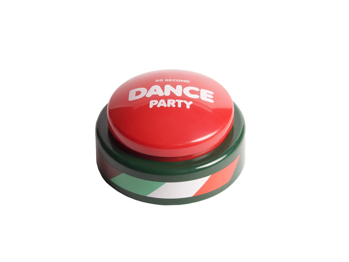 30 Second Dance Party Button – Five Songs, Instant Fun for Kids, Classrooms, and Offices (Pack of 1)
