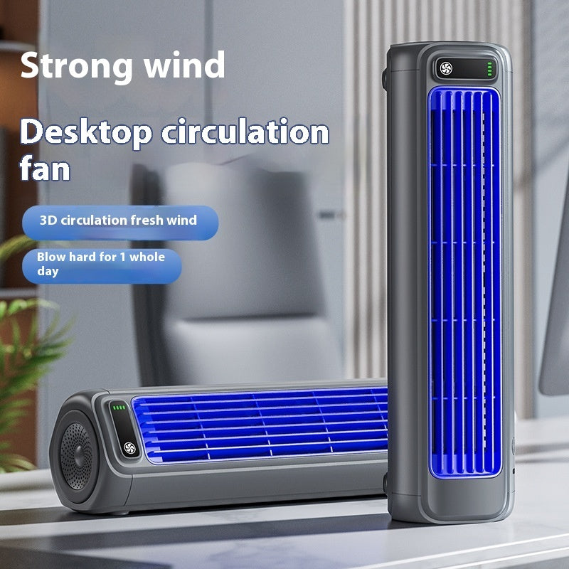 Large Wind Mute Fan Long Endurance Portable USB Fan