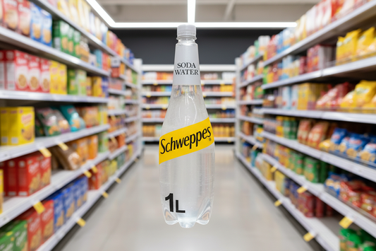 12 x Schweppes Soda Water 1L