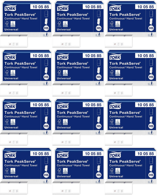 12 x Tork Peakserve Continuous Hand Towel- H5