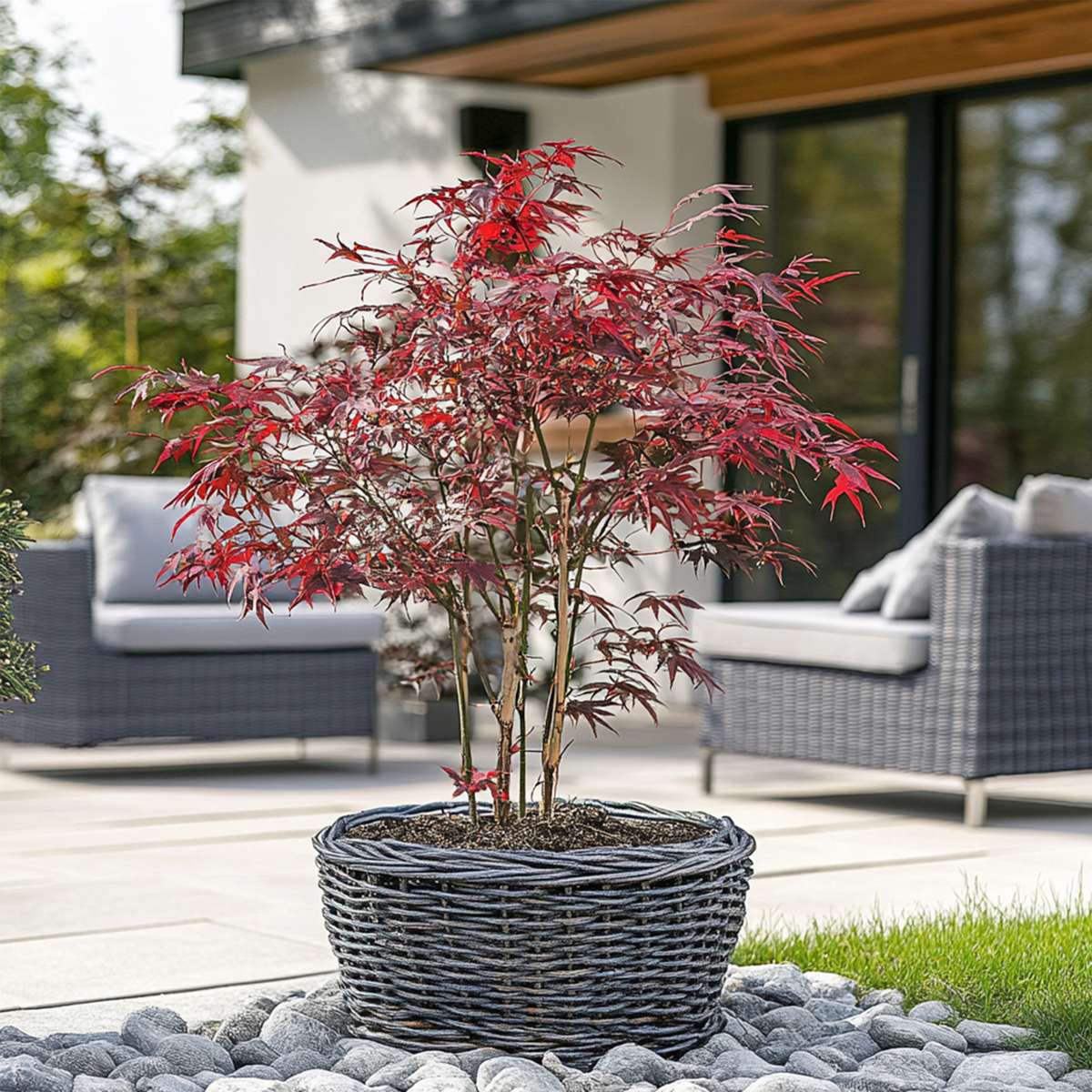 Japanese maple - 2 pcs. - Acer palmatum 'Starfish' - Height 60-70cm - ⌀19cm
