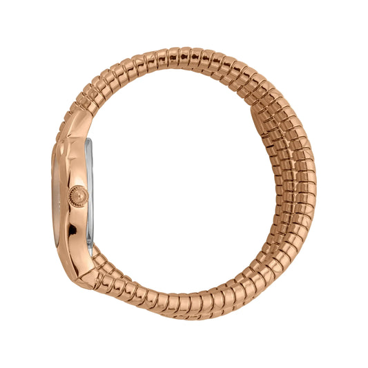 Just Cavalli Women's Rose Gold Watch, Silver Dial | Jc1l189m0055