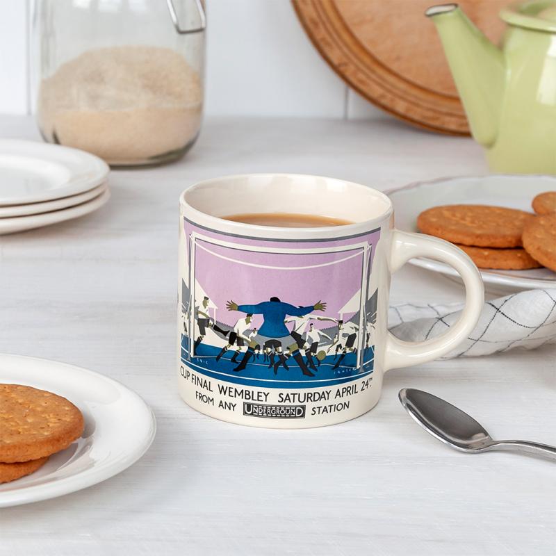 Rex Ceramic Mug - TfL Vintage Poster "Cup Final"