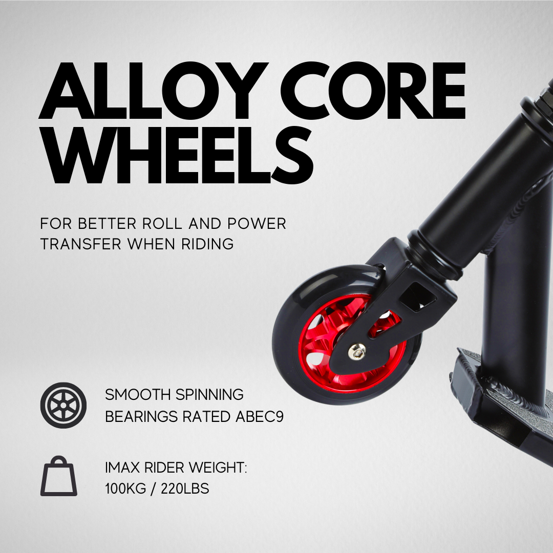 Black - Deluxe Stunt Scooter