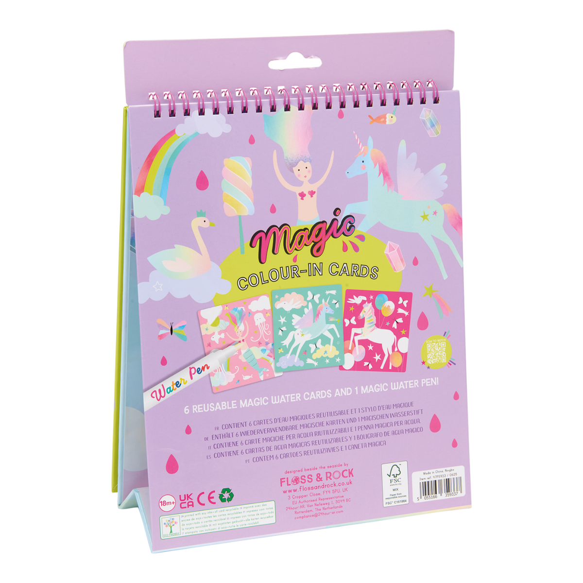 Magic Colour Changing Watercard Easel and Pen - Fantasy