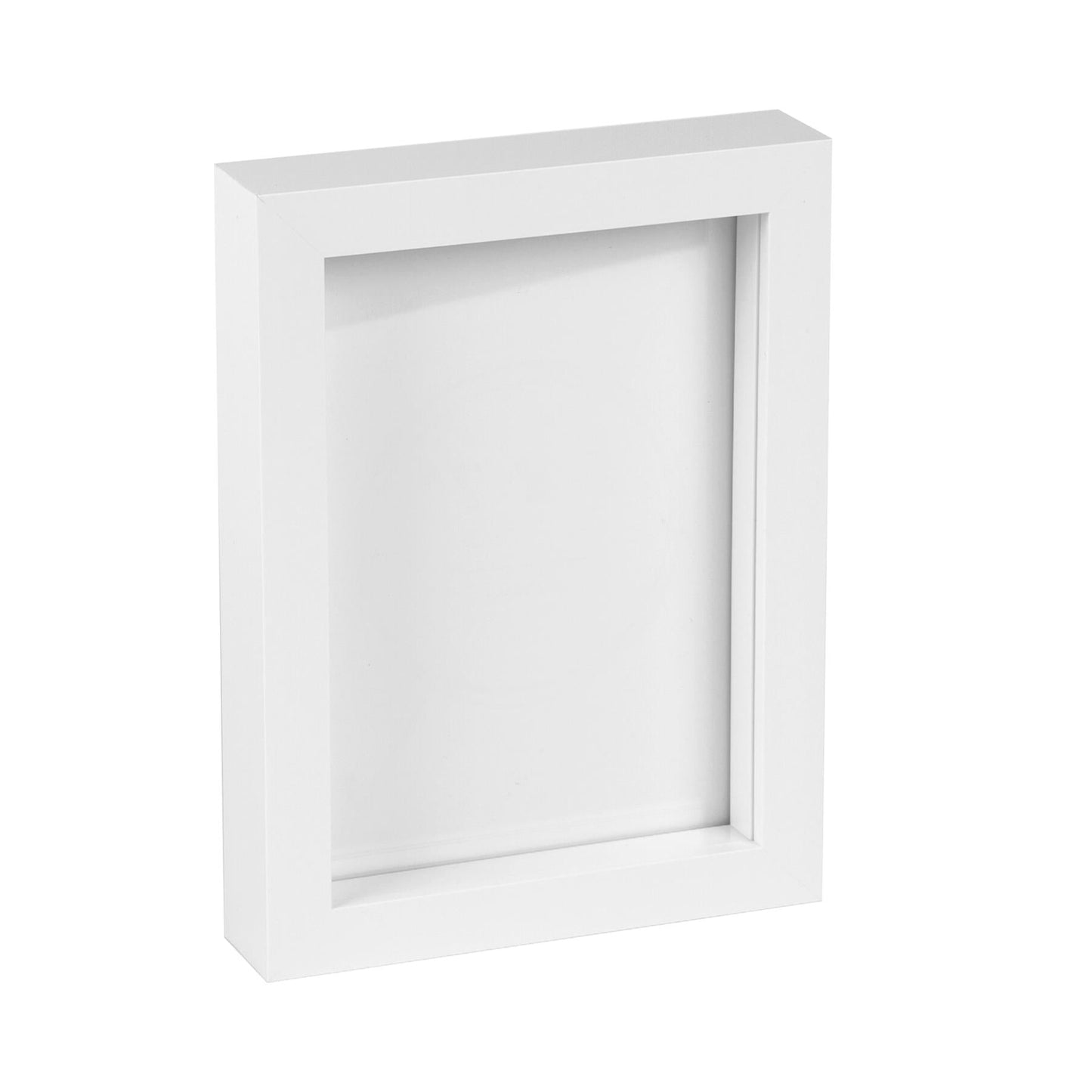 5" x 7" White 3D Box Photo Frame