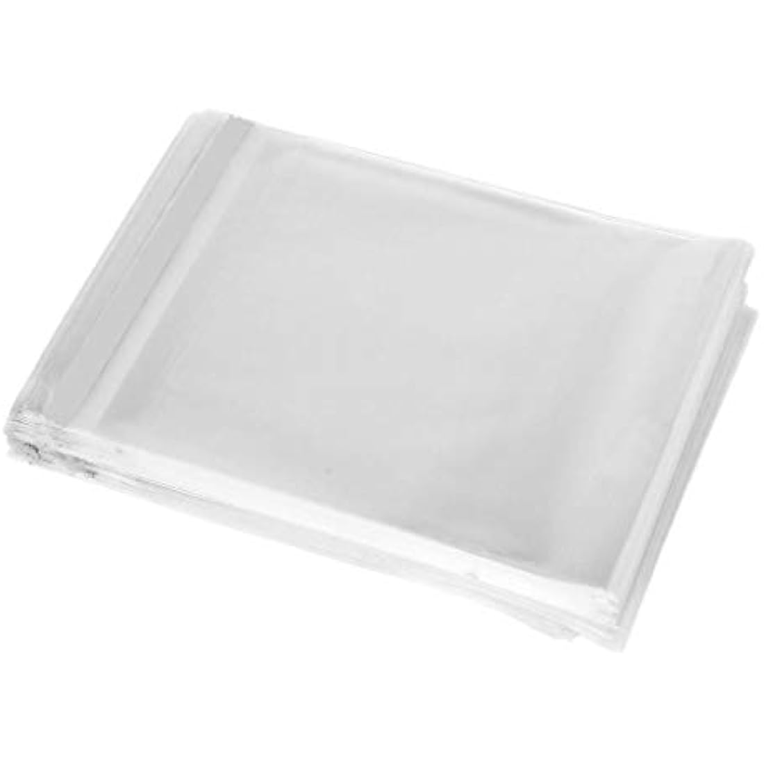 Cello Bags - Pack of 100 Crystal Clear Display Bags - Self Adhesive Peel Seal Plastic Bags for FBA by Sabco (10" x 14")