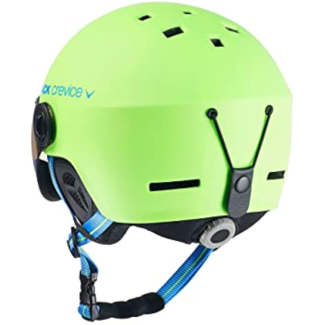 Black Crevice Gstaad Adults' Ski Helmet
