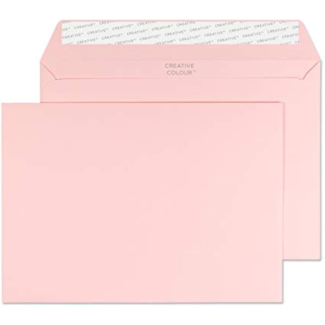 Blake Creative Colour C5 162 x 229 mm 120 gsm Peel & Seal Wallet Envelopes (45301) Baby Pink - Pack of 25
