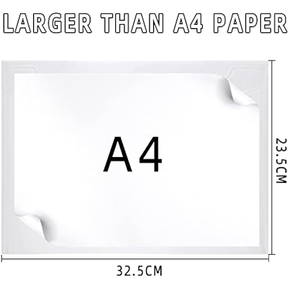 Plastic Wallets Folders - 36 Pcs A4 Clear Plastic Popper Wallet Document Folder with Button Closure