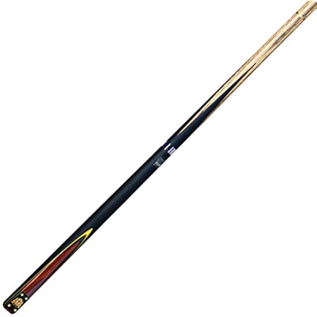 BCE Hwac-2am BCE Heritage 2 Piece Ash Snooker Cue with Matching Grain and WAC Hard Case 145cm 9 5mm ti, black butt/natural wood shaft, 57 UK