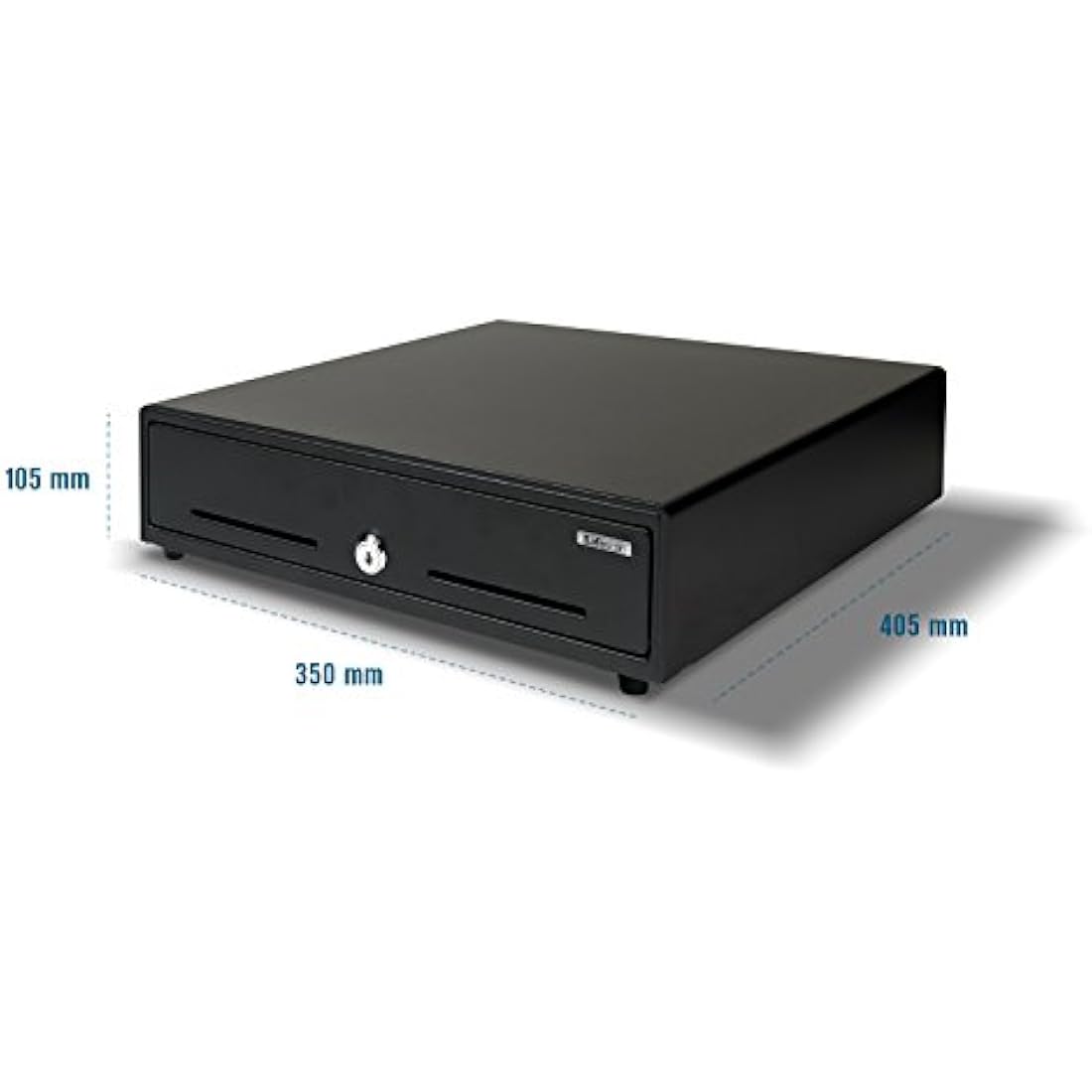 Safescan SD-3540 Standard-Duty Cash Drawer that Safely Stores Your Cash, Till Drawer with 4 Note and 8 Coin Slots - Cash Till with RJ-12 Connection - Solid Cash Register Drawer of 35 X 40.5 X 10.5 cm