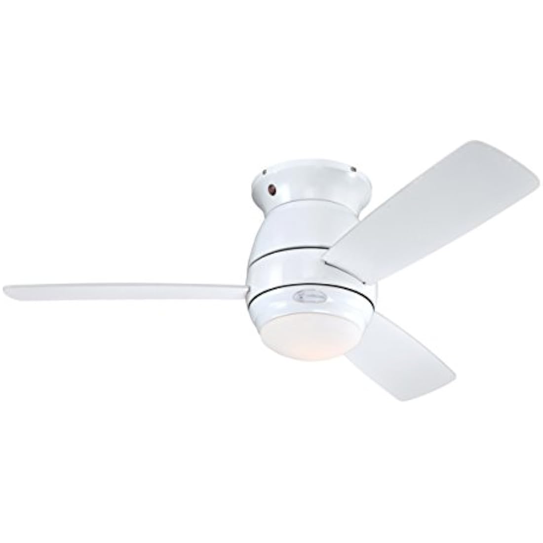 Westinghouse Lighting 72180 Halley 112 cm White Indoor Ceiling Fan, Light Kit with Opal Frosted Glass
