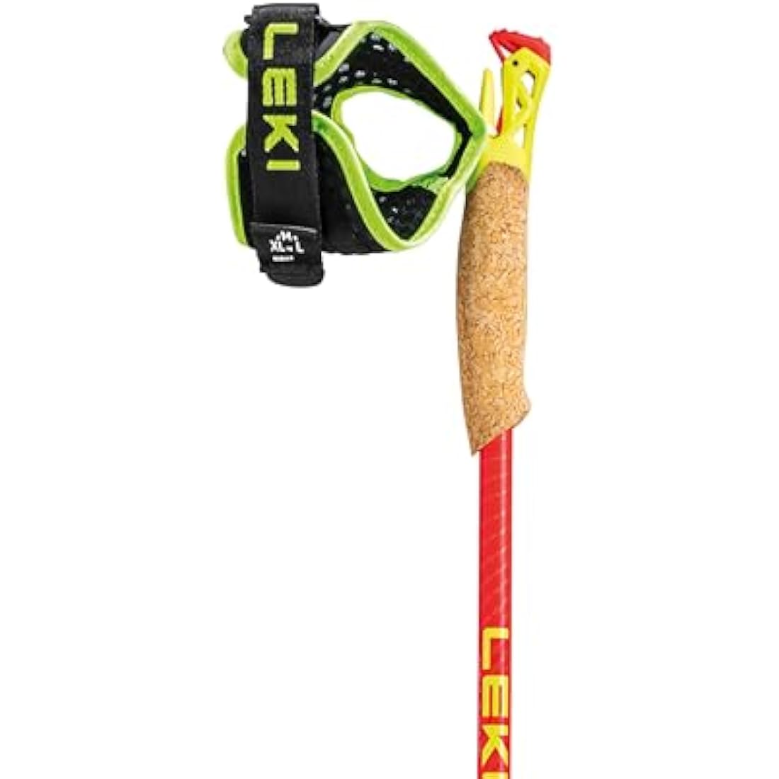 Leki Ultratrail FX.One Superlite, Bright Red/Neon Yellow/Natural Carbon